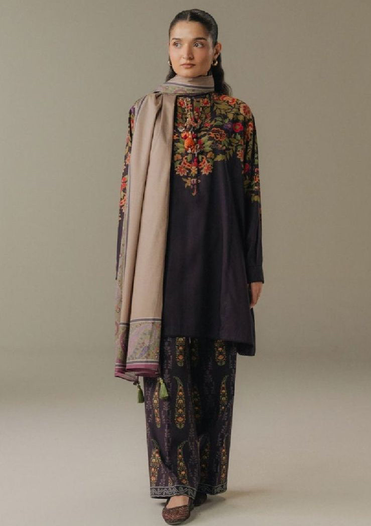Coco By Zara Shahjahan Drop-5 Prints'25 D-10B Autumn Line