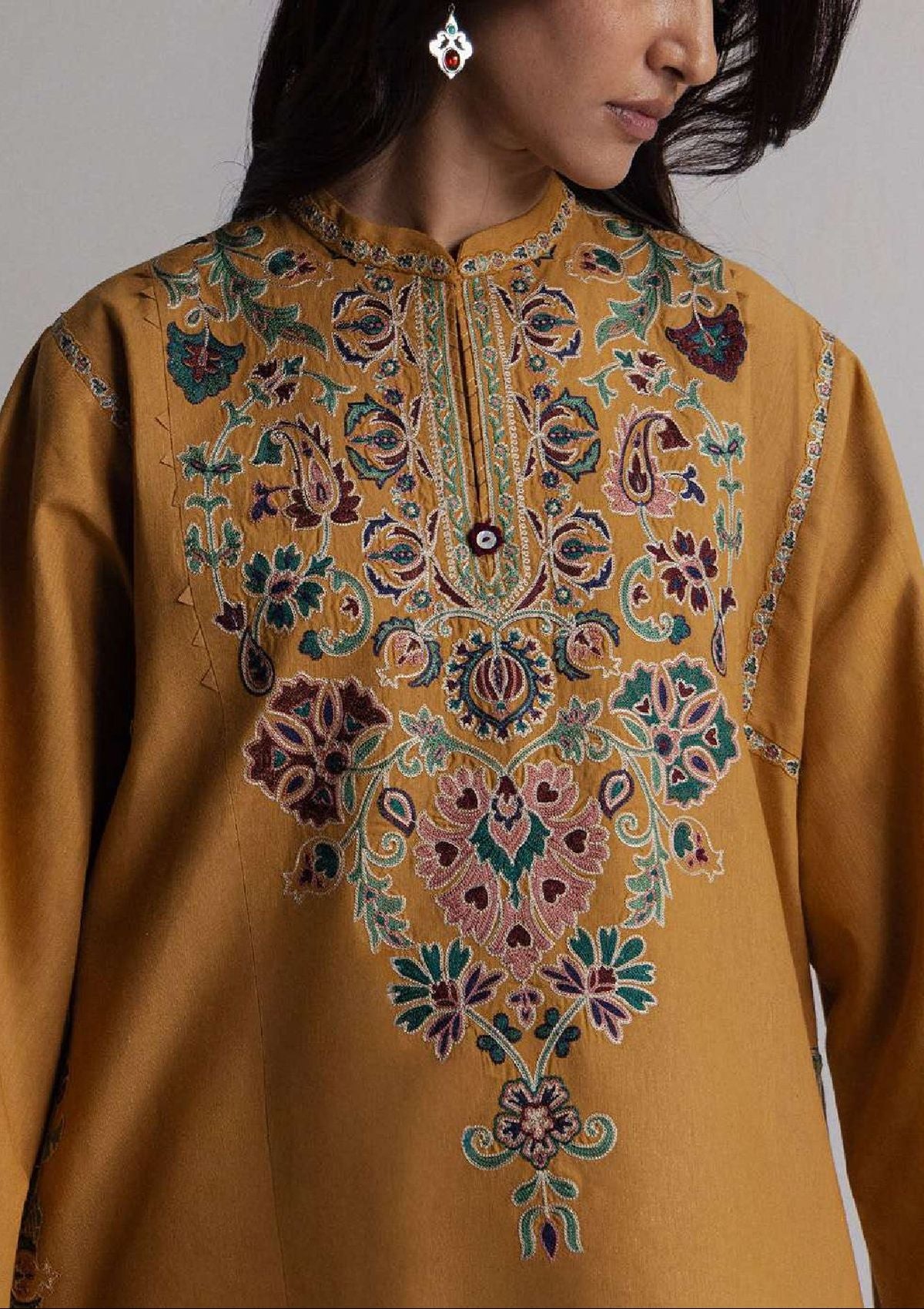 Coco By Zara shahjahan Winter'26 D-2A OCHRE