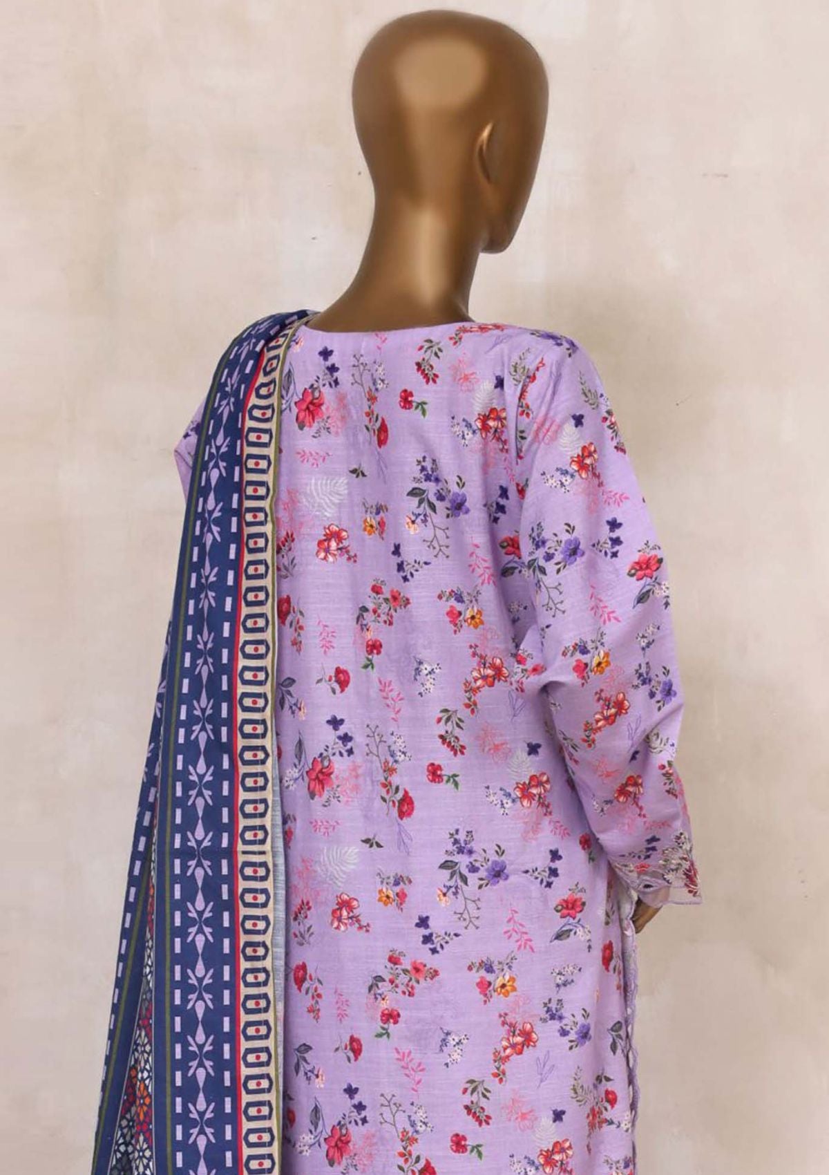 Sadabahar Winter Daily Pret 3 Pcs'23 RTW-6897 (Lilac) - Mohsin Saeed Fabrics