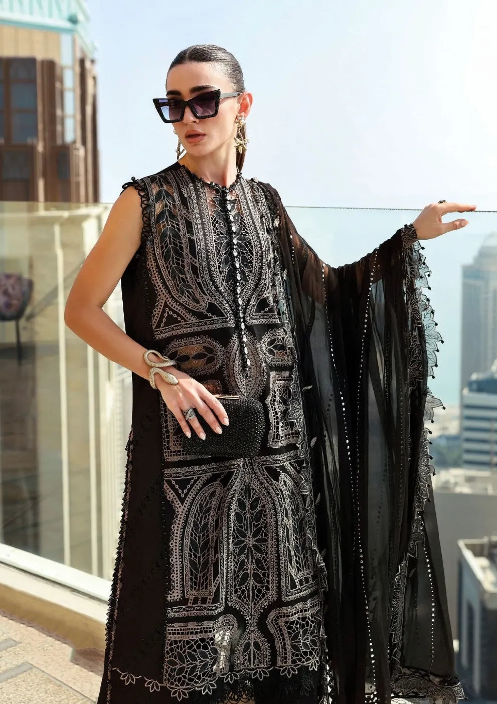 Maria B Luxury Lawn'26 D-08B