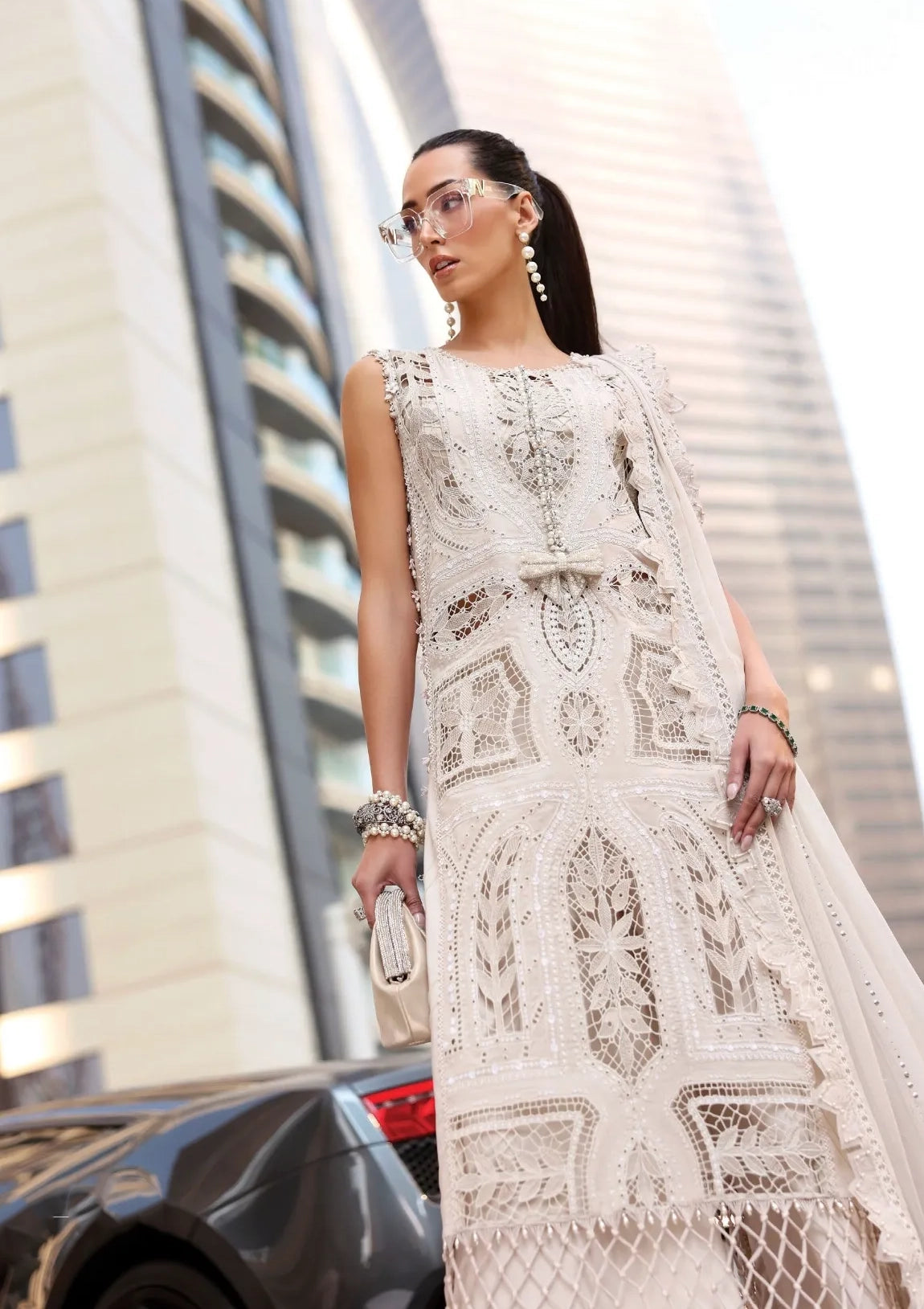 Maria B Luxury Lawn'26 D-08A