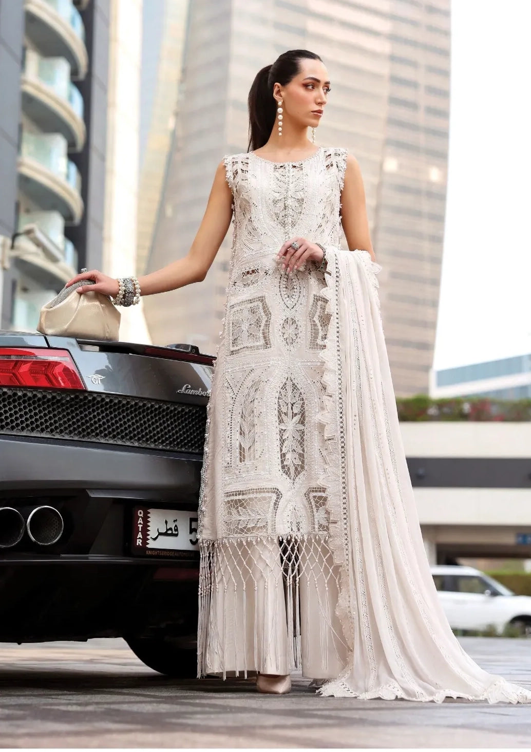 Maria B Luxury Lawn'26 D-08A