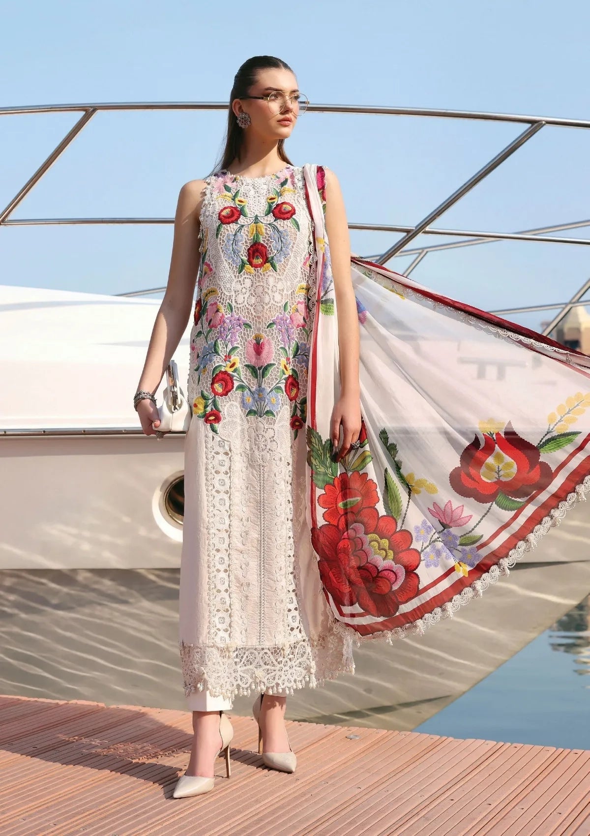 Maria B Luxury Lawn'26 D-10A