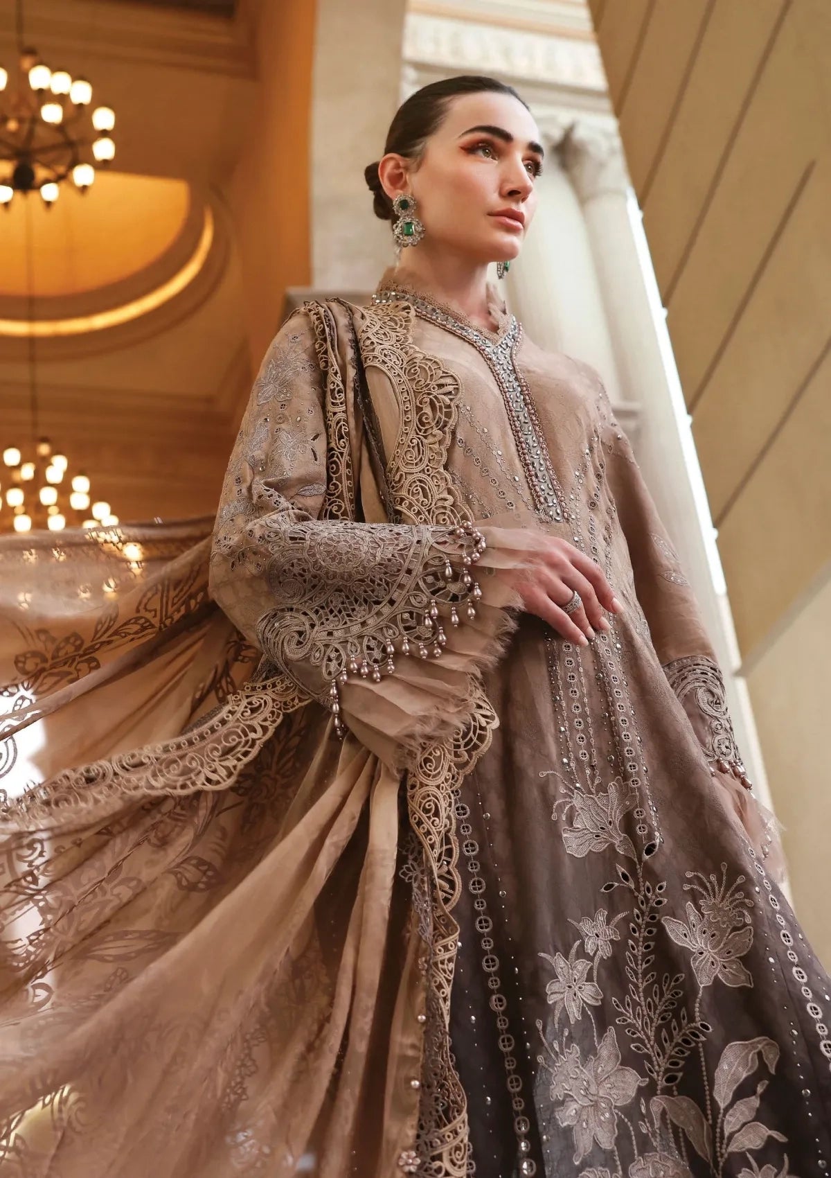 Maria B Luxury Lawn'26 D-01A