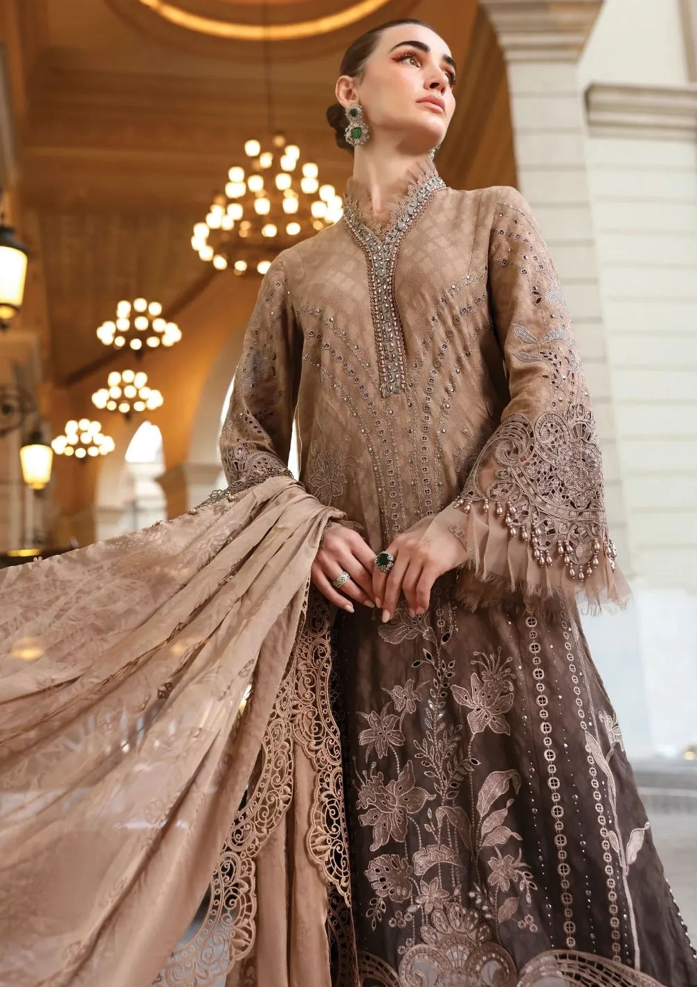 Maria B Luxury Lawn'26 D-01A
