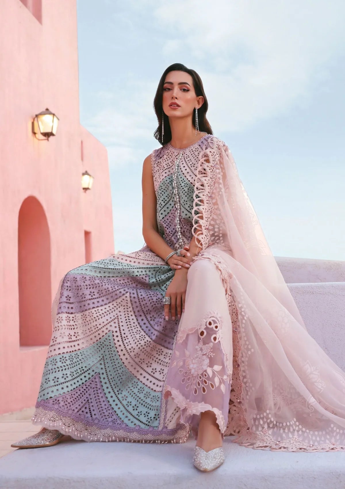 Maria B Luxury Lawn'26 D-12B