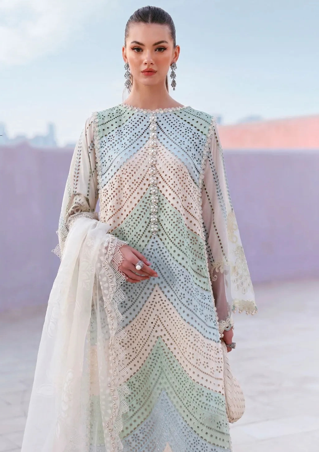 Maria B Luxury Lawn'26 D-12A