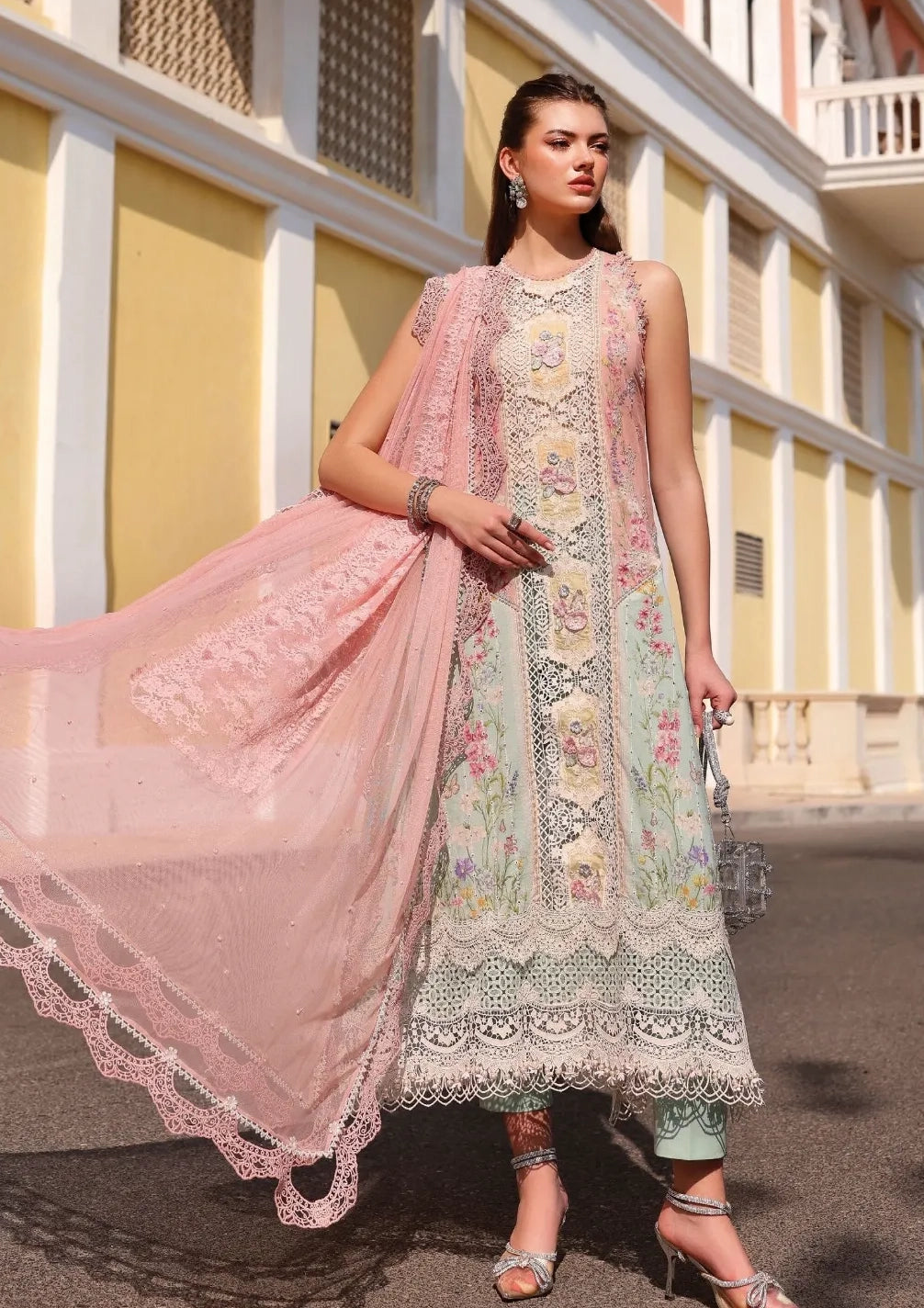Maria B Luxury Lawn'26 D-06A