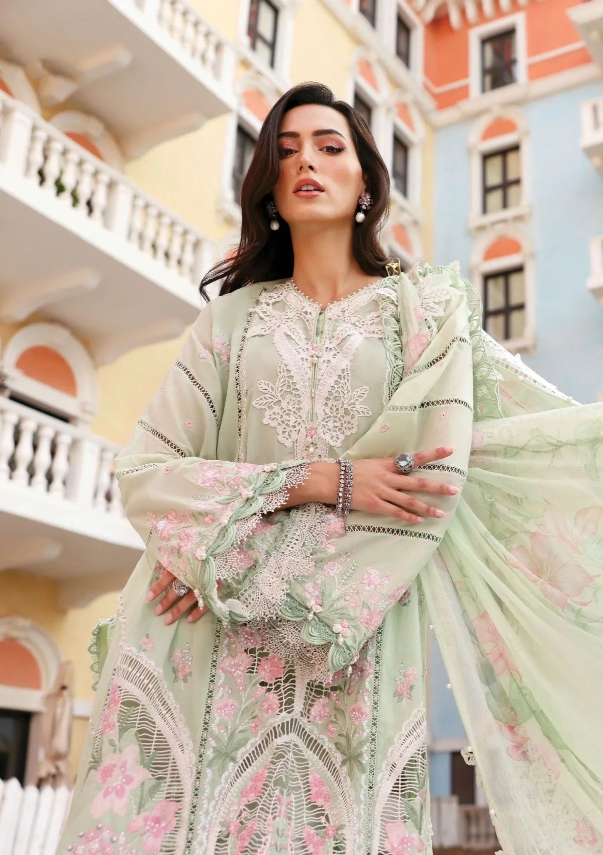 Maria B Luxury Lawn'26 D-11A