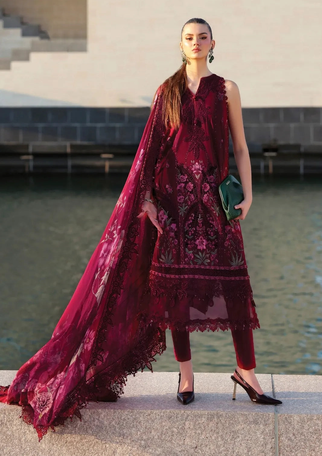 Maria B Luxury Lawn'26 D-11B