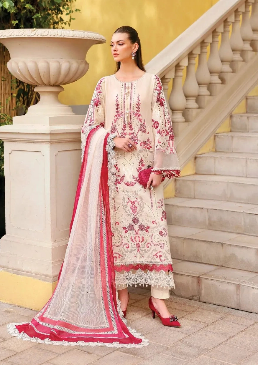 Maria B Luxury Lawn'26 D-09A