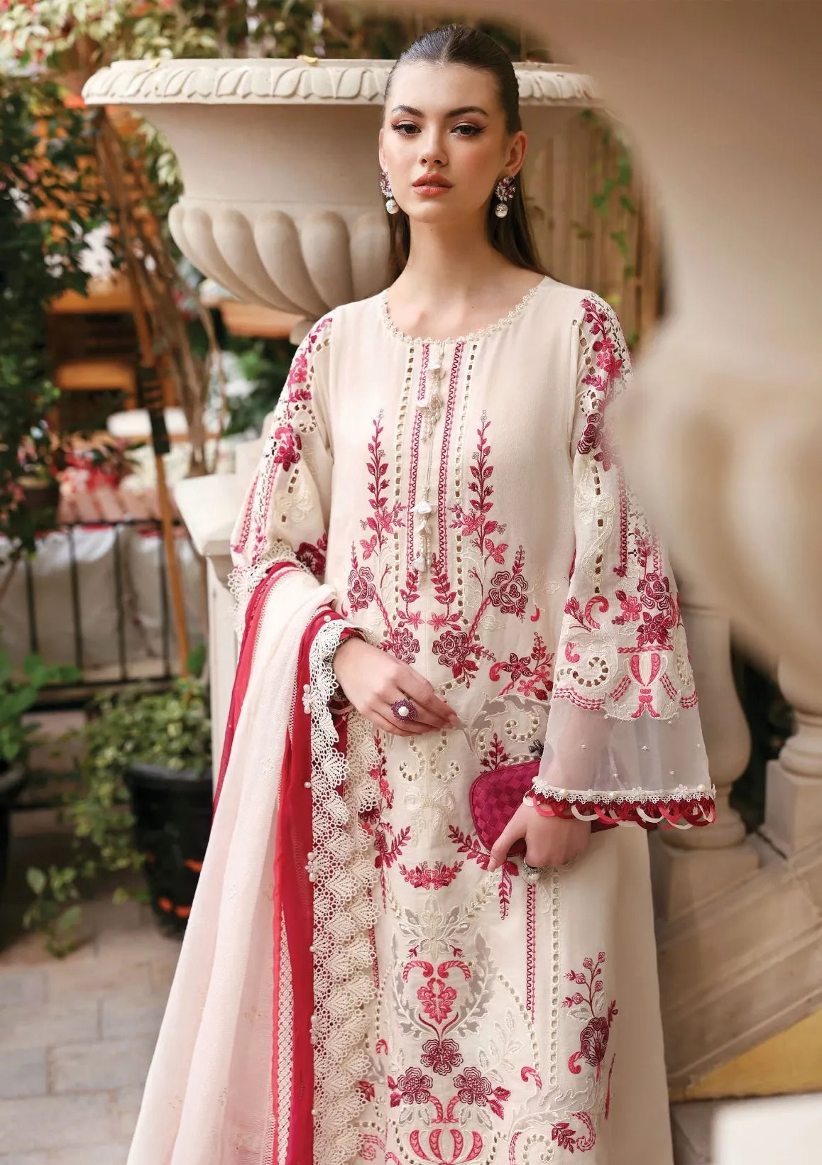 Maria B Luxury Lawn'26 D-09A