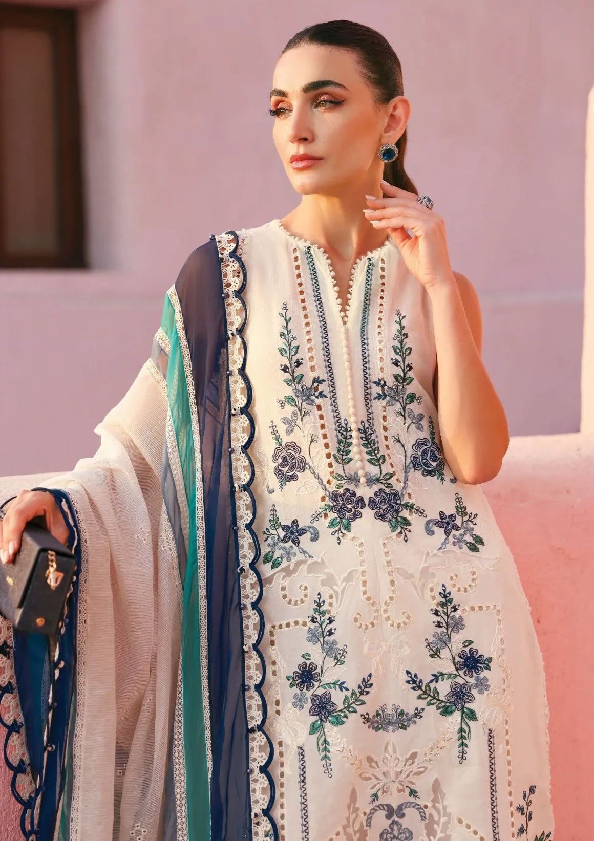 Maria B Luxury Lawn'26 D-09B