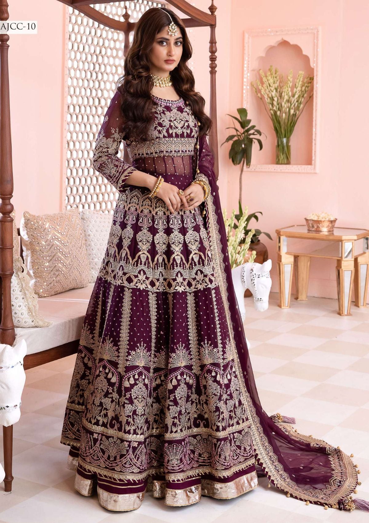 Asim Jofa Chandni Luxury Chiffon'23 AJCC-10 - Mohsin Saeed Fabrics