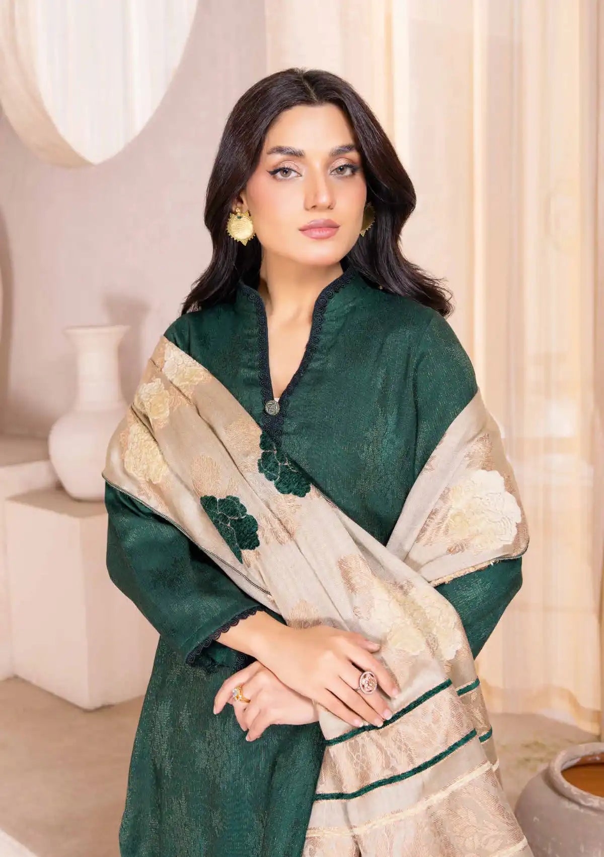 Chehra By Riaz Arts Self Jacquard'24 D-03