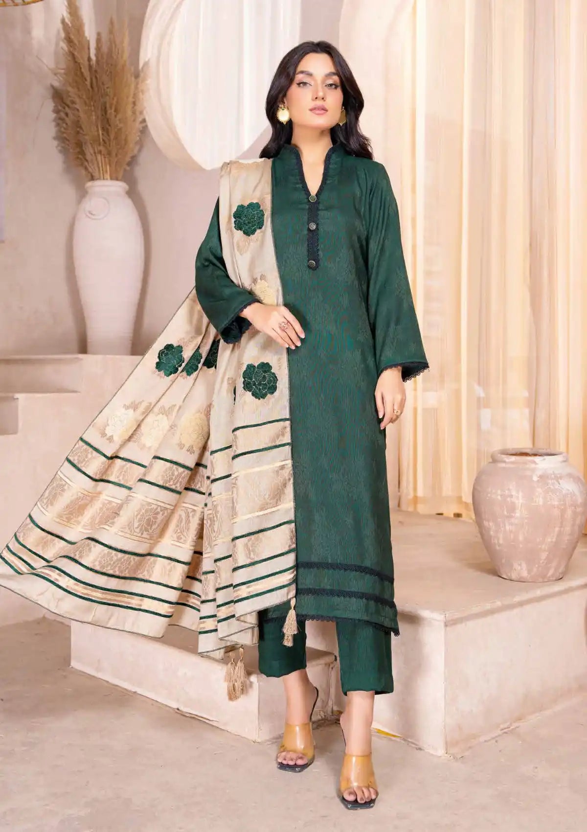 Chehra By Riaz Arts Self Jacquard'24 D-03