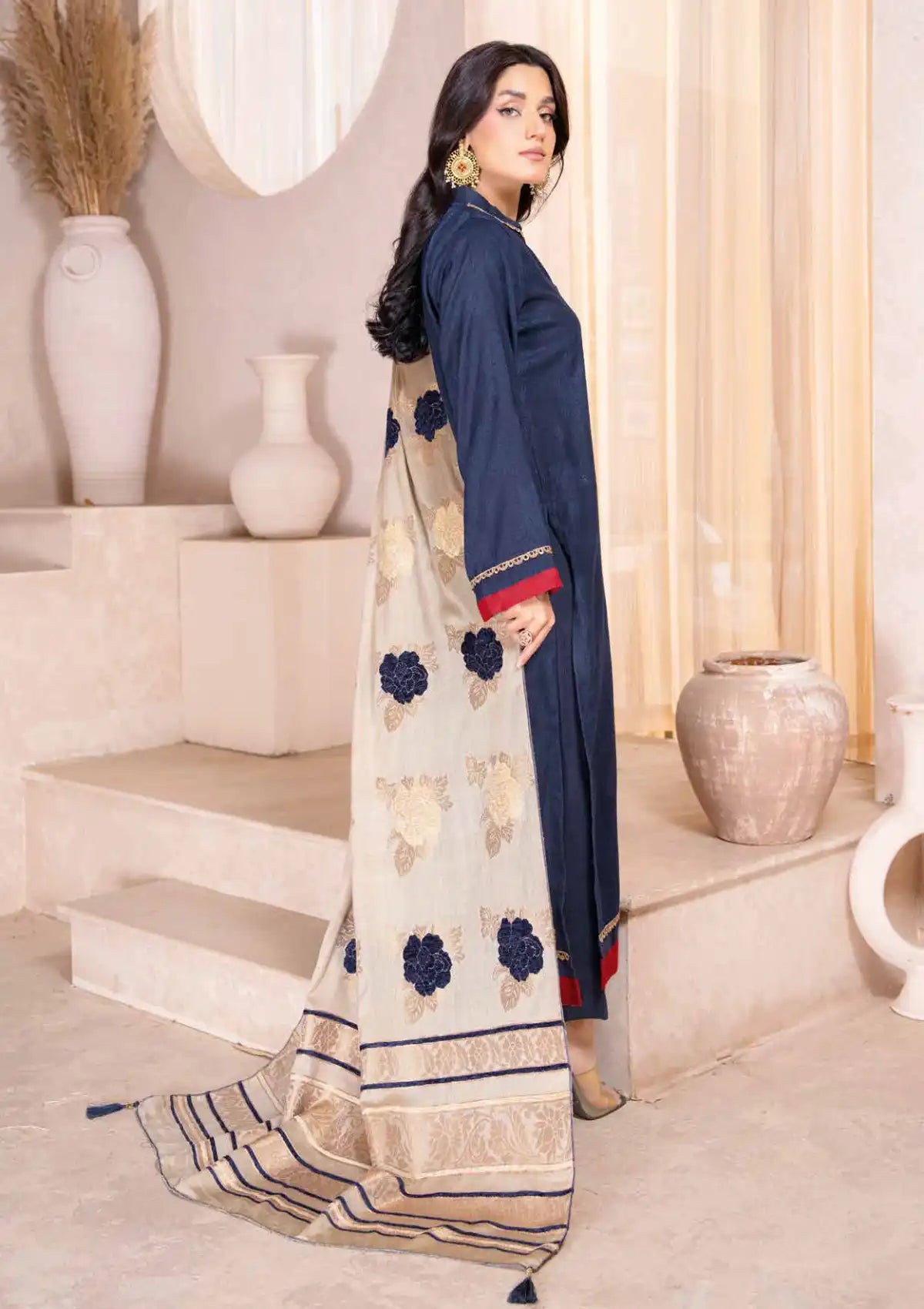 Chehra By Riaz Arts Self Jacquard'24 D-04