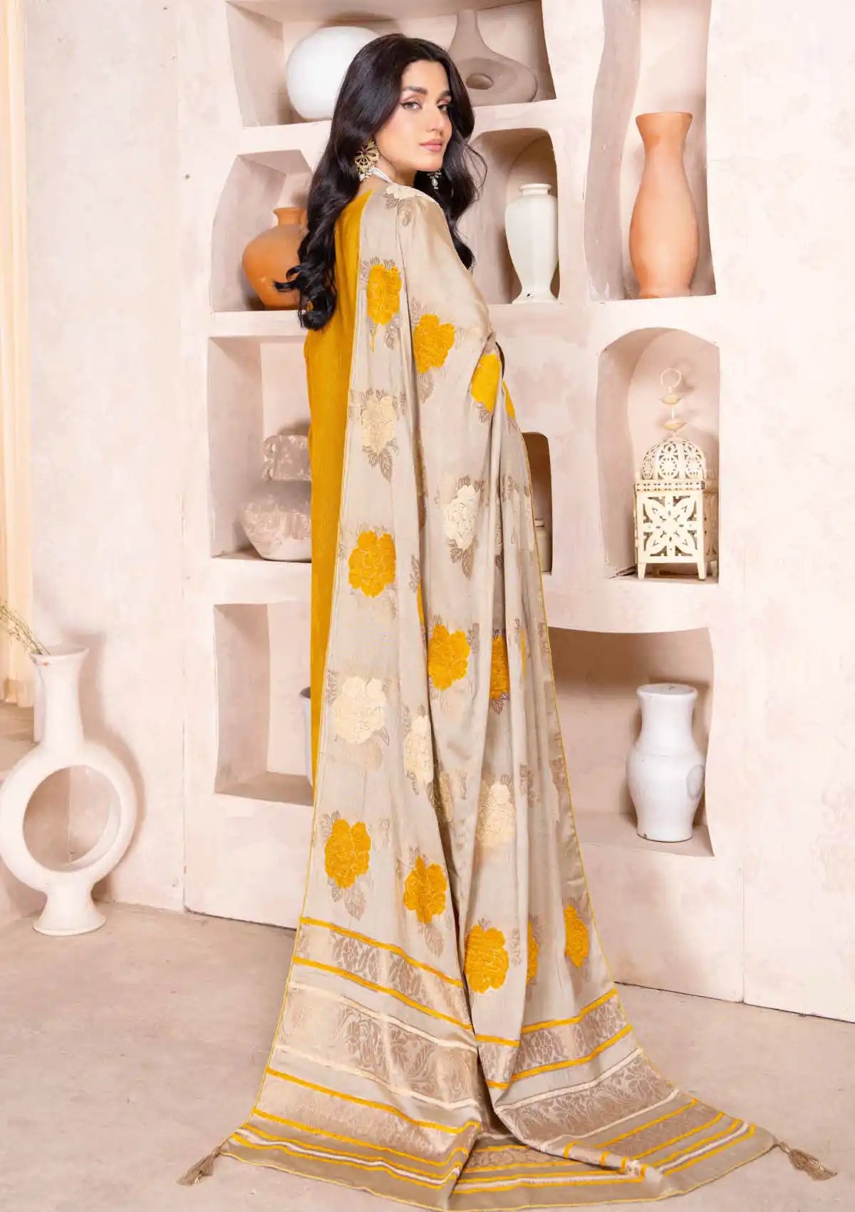 Chehra By Riaz Arts Self Jacquard'24 D-01