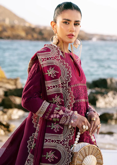mohsin-saeed-fabrics-affordable-luxury-outfits-for-daily-formal-and-wedding-wear-This-product-is-from-ajr-dastan-luxury-lawn25-d-03-cherry-wine-is-available-on-Mohsin-saeed-fabrics-website.