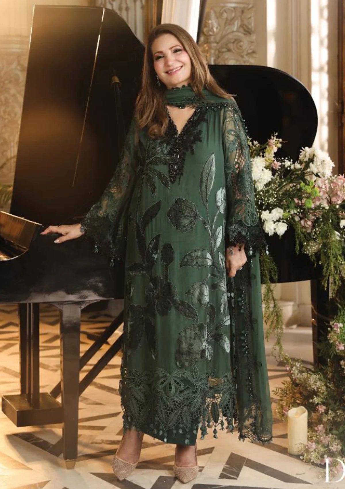 Maria.B Royale Tea Affair Chiffon'26 D-07