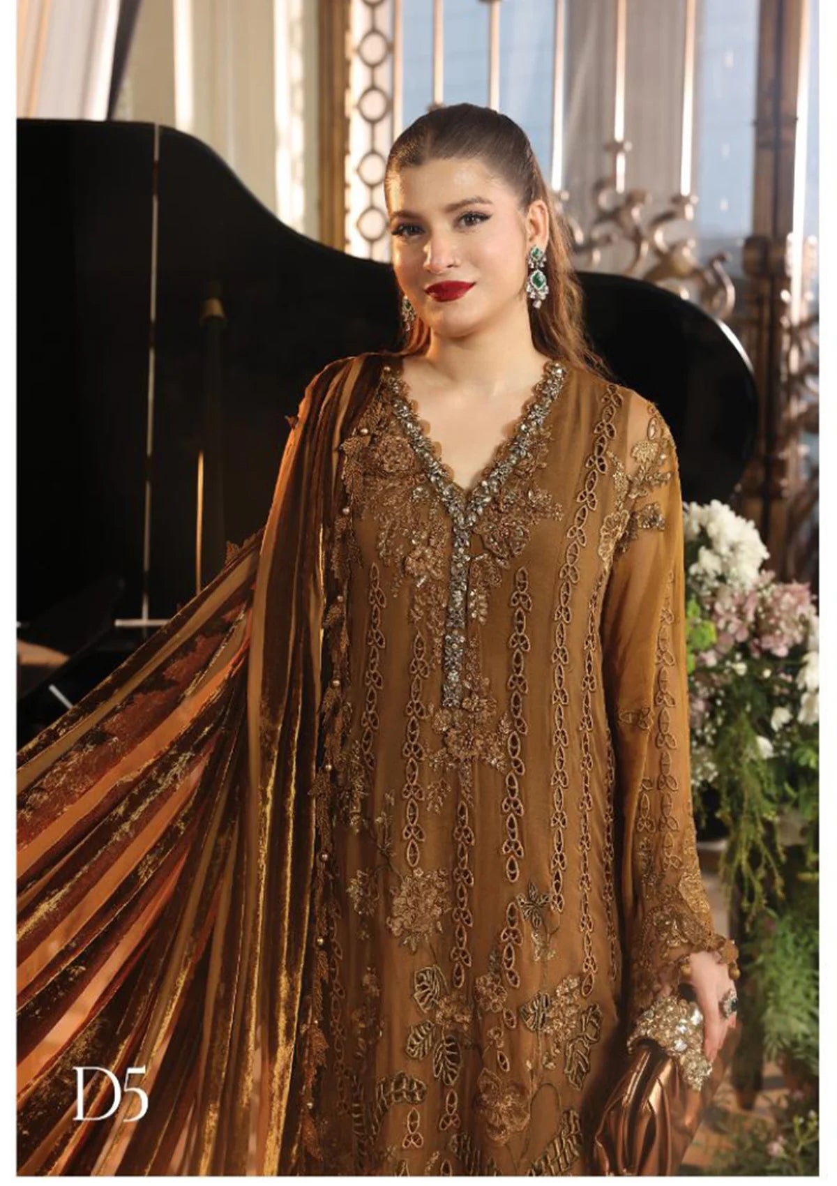 Maria.B Royale Tea Affair Chiffon'26 D-05