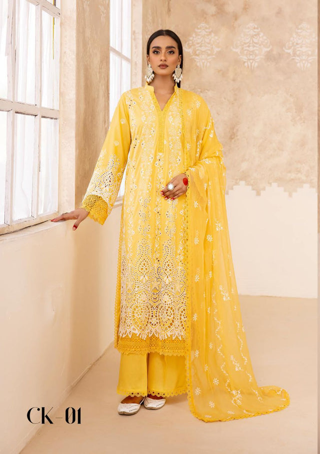 Chikenkari By Khoobsurat'24 CK-01 - Mohsin Saeed Fabrics