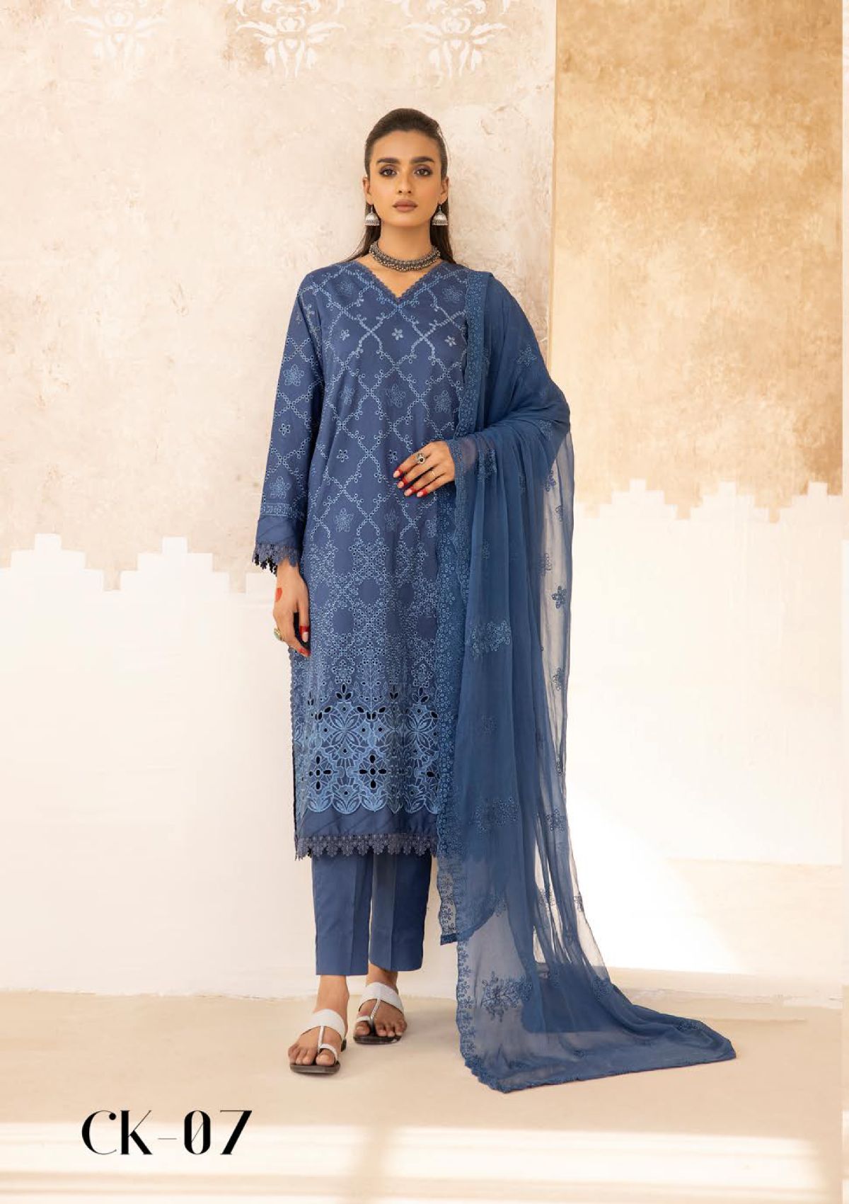 Chikenkari By Khoobsurat'24 CK-07 - Mohsin Saeed Fabrics