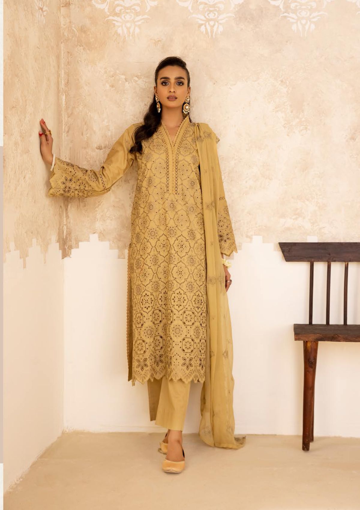 Chikenkari By Khoobsurat'24 CK-08 - Mohsin Saeed Fabrics