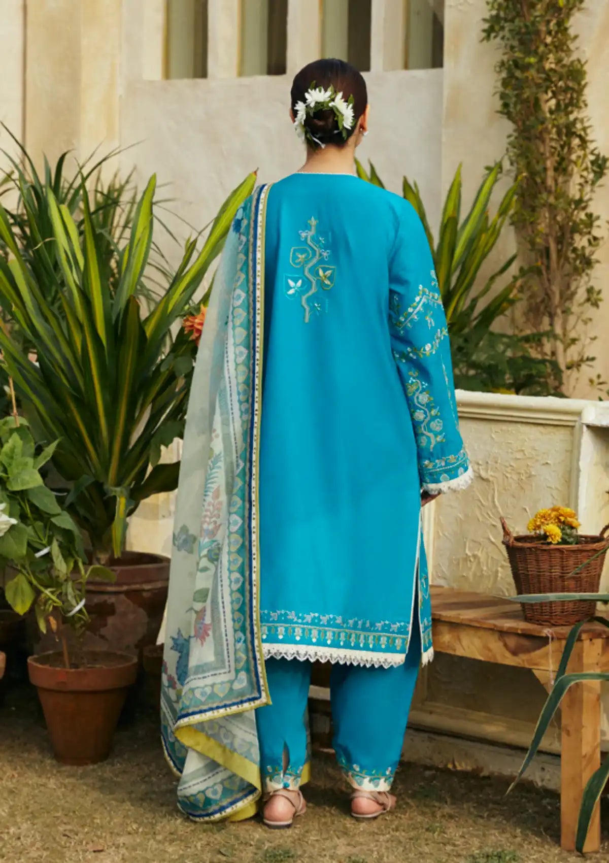 Coco By Zara Shahjahan Lawn'24 D-08B-ZOYA - Mohsin Saeed Fabrics