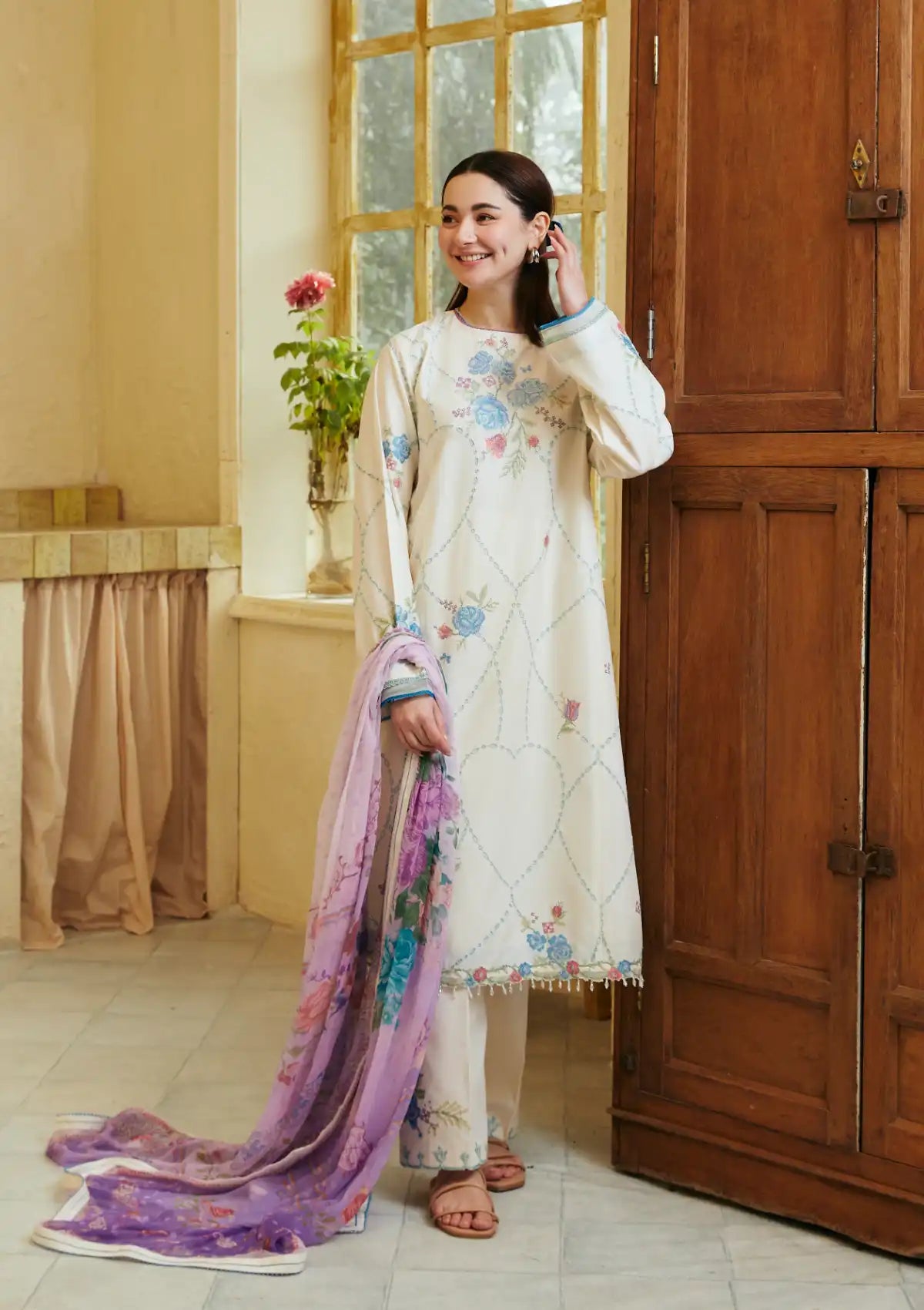 Coco By Zara Shahjahan Lawn'24 D-10A-RUHI - Mohsin Saeed Fabrics