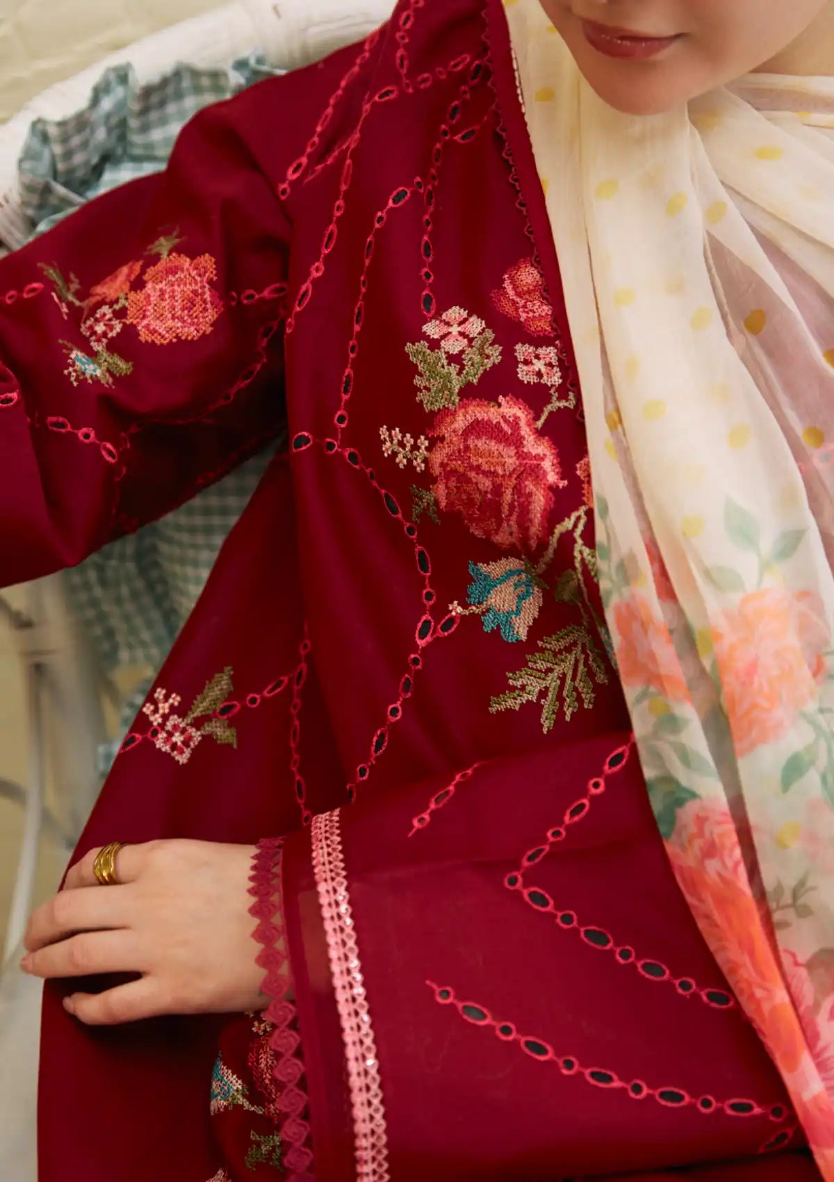 Coco By Zara Shahjahan Lawn'24 D-10B-RUHI - Mohsin Saeed Fabrics