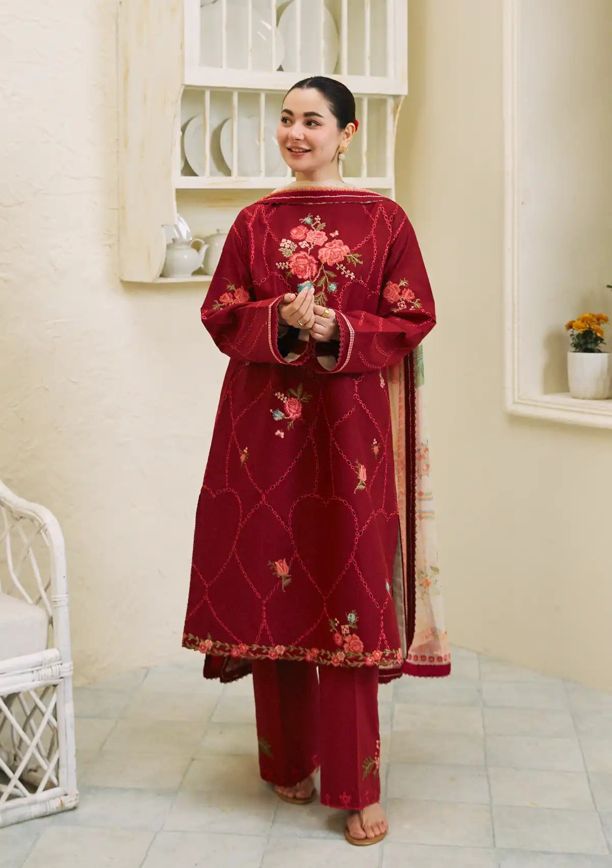 Coco By Zara Shahjahan Lawn'24 D-10B-RUHI - Mohsin Saeed Fabrics