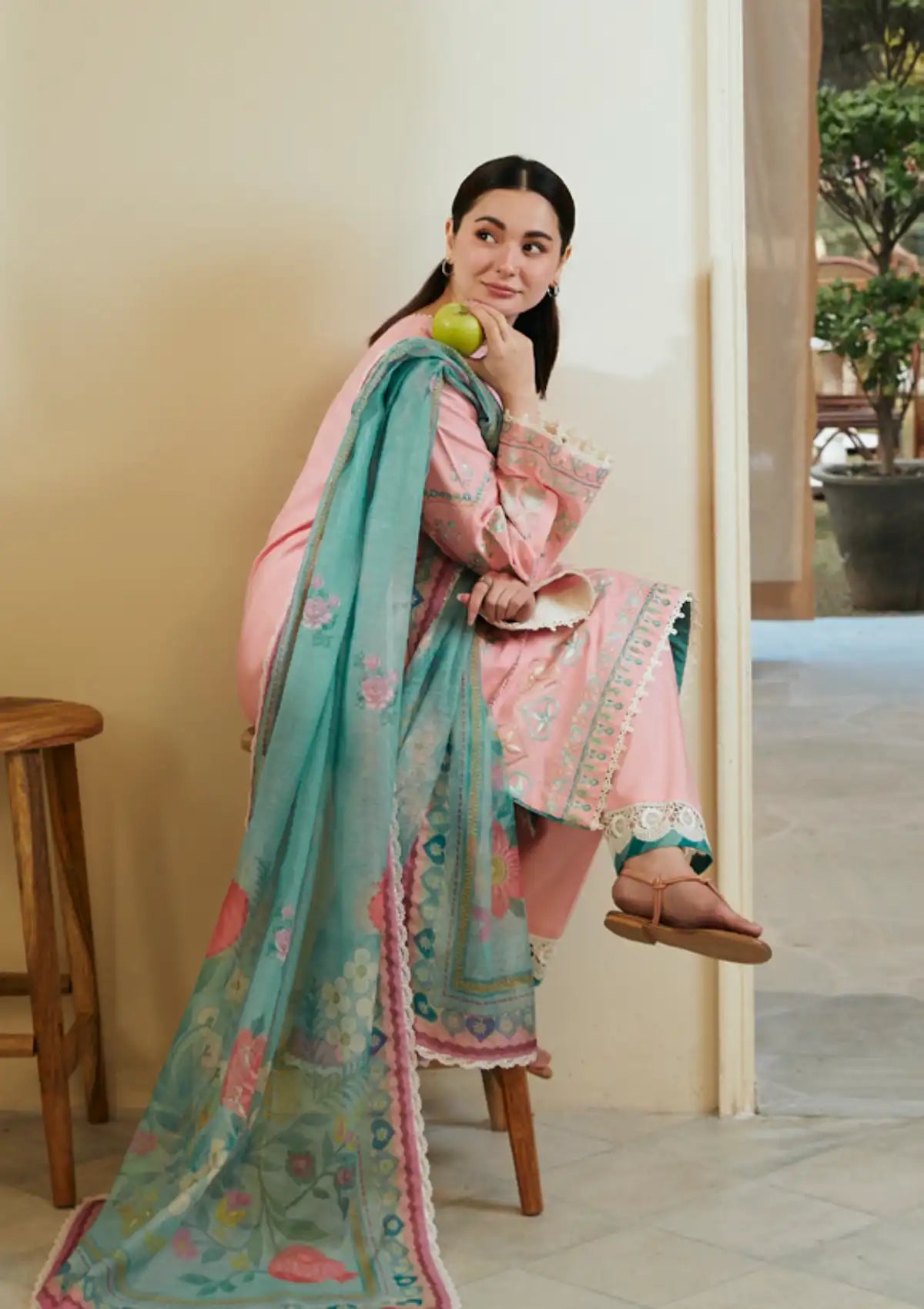 Coco By Zara Shahjahan Lawn'24 D-08A-ZOYA - Mohsin Saeed Fabrics