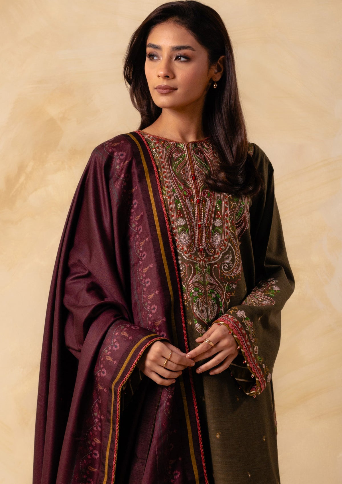 Zara Shahjahan Coco Winter'23 D-2A - Mohsin Saeed Fabrics