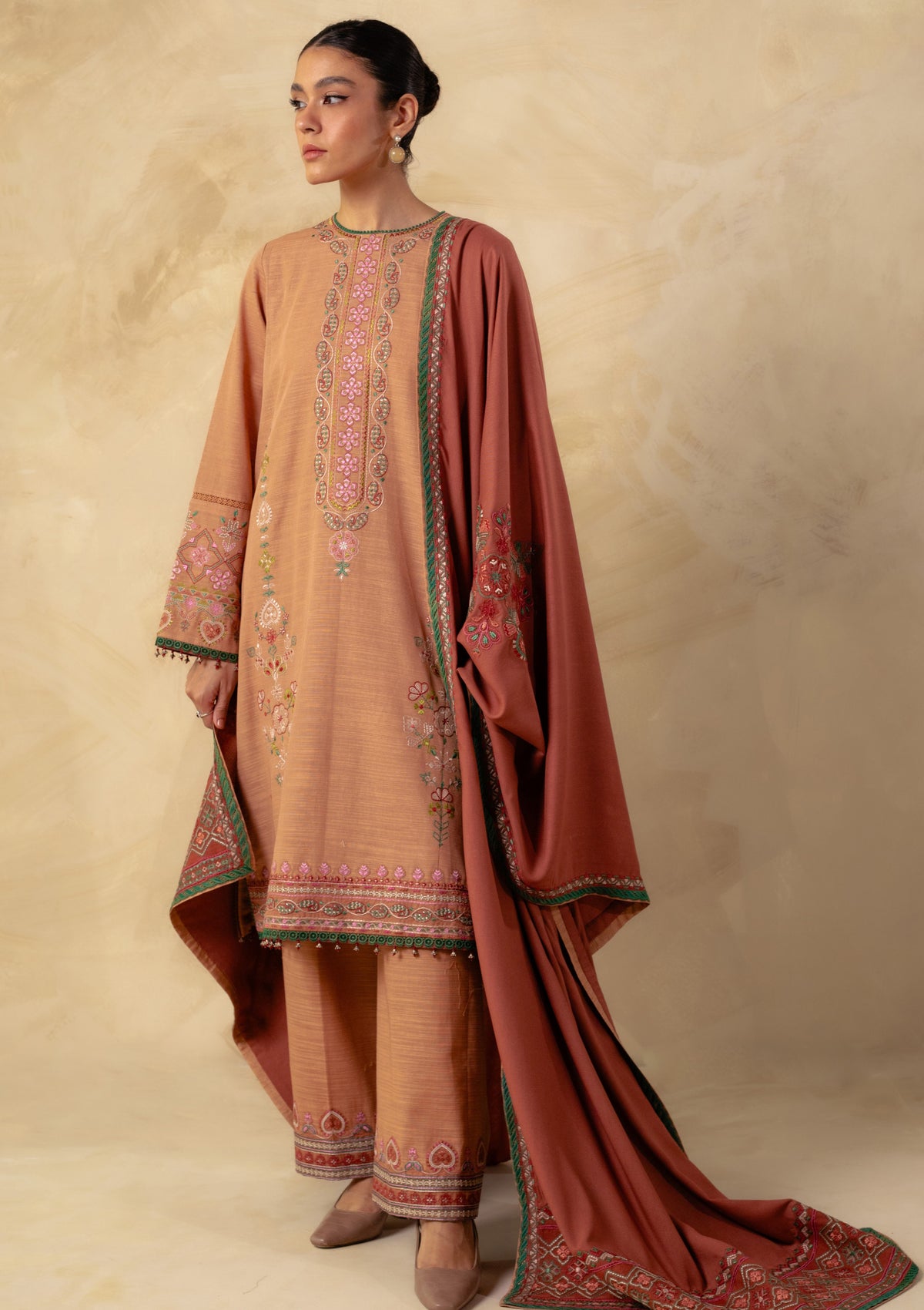 Zara Shahjahan Coco Winter'23 D-7A - Mohsin Saeed Fabrics