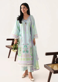 Roheenaz Rosette Lawn'26 D-63B Cool Mirage