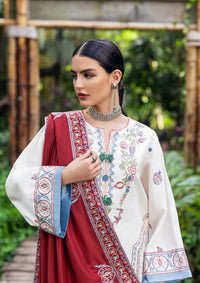 Mushq Hemline Symphony Karandi'25 D-01 Coper Blaze