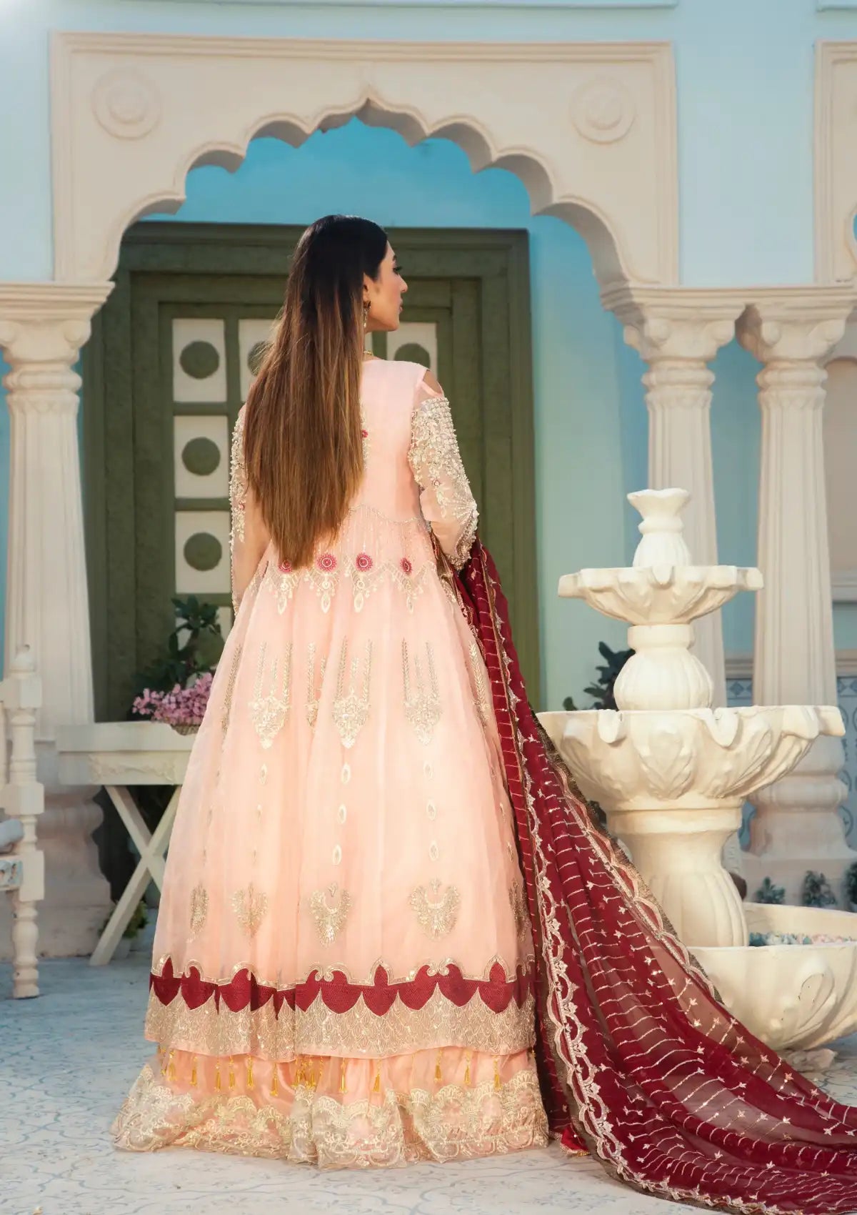 Areesha Luxury Festive'23 Vol-17 D-06 CREAMY PEACH