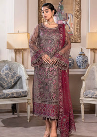 JJ Embellish By Janique'24 Vol-02 D-002 Burgundy Orchid