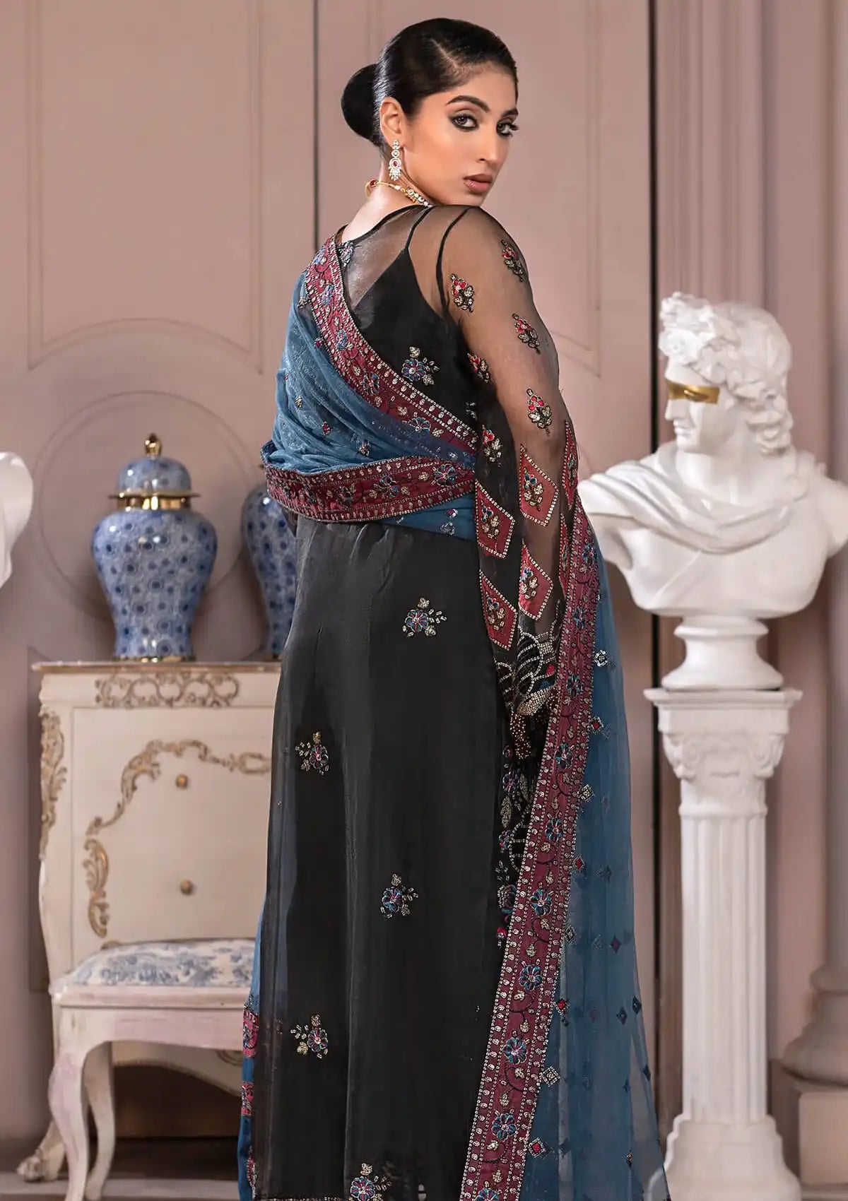 JJ Embellish By Janique'24 Vol-02 D-005 Night Bloom