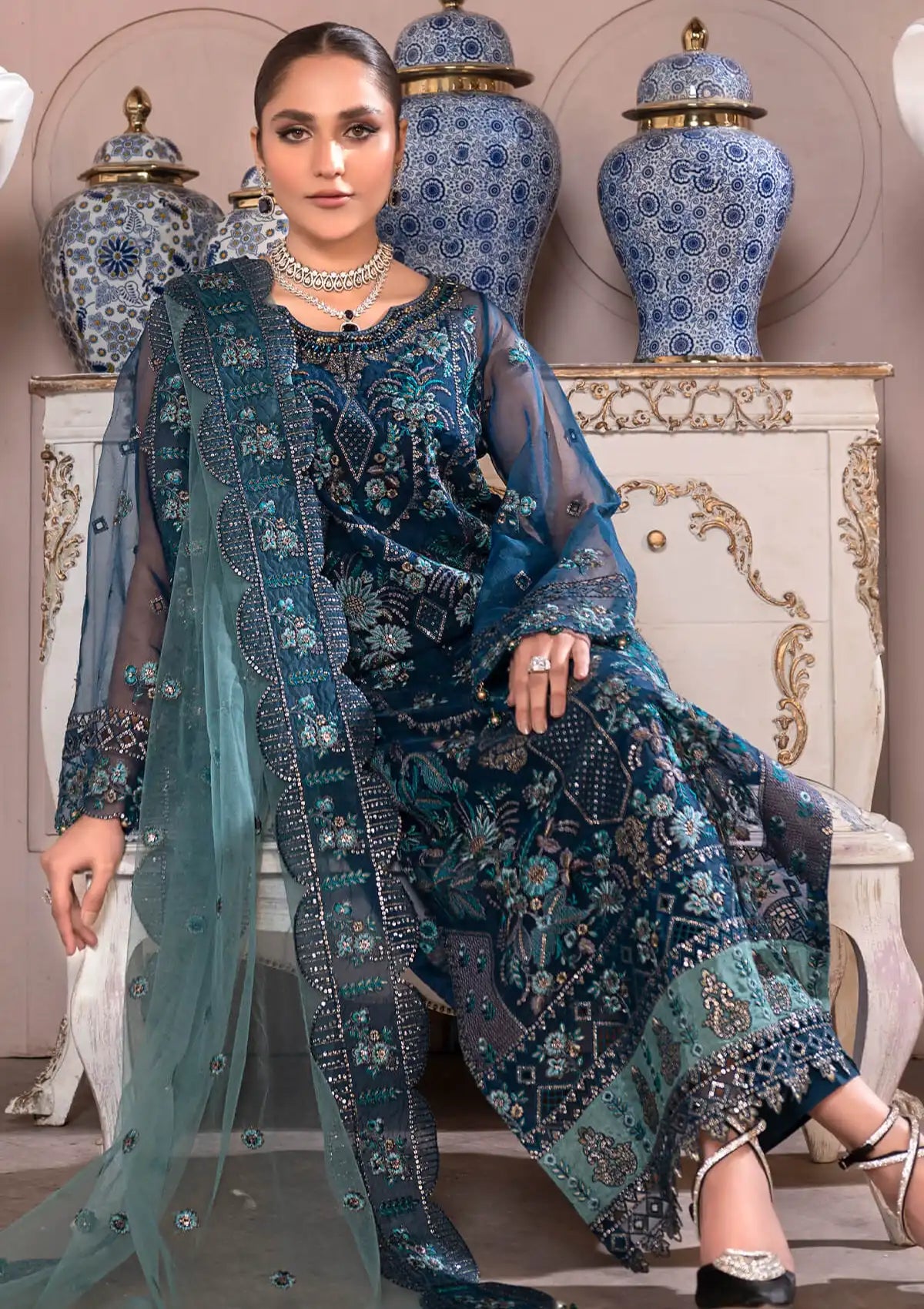 JJ Embellish By Janique'24 Vol-02 D-008 Groovy Blue