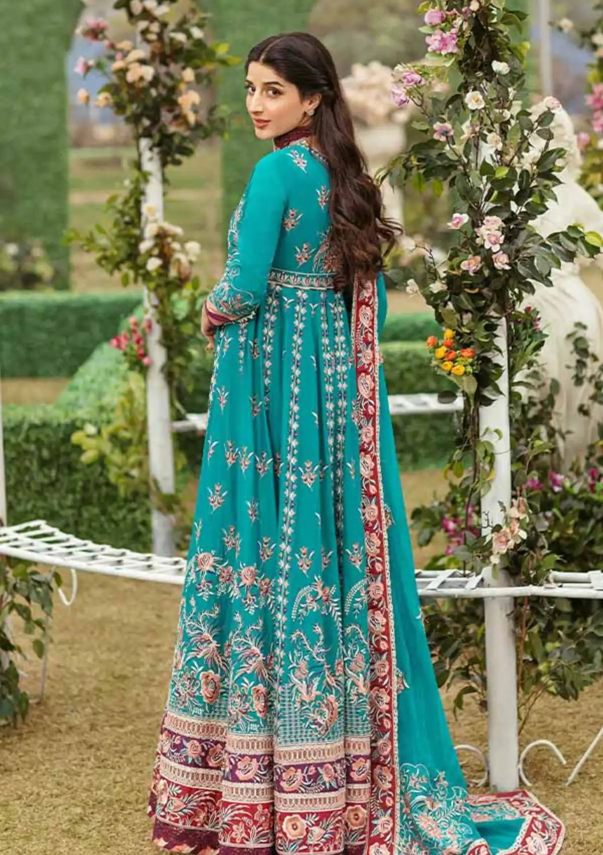 Afrozeh Garden of Eve Emb Lawn'22 D-01 NATALIA - Mohsin Saeed Fabrics
