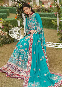 Afrozeh Garden of Eve Emb Lawn'22 D-01 NATALIA - Mohsin Saeed Fabrics