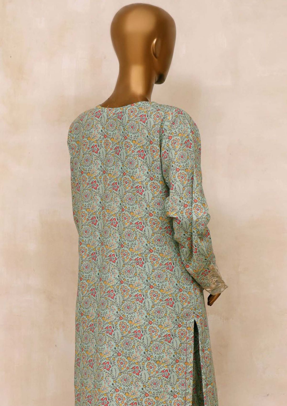 Sadabahar Winter Daily Pret 3 Pcs'23 RTW-6861 (Green) - Mohsin Saeed Fabrics