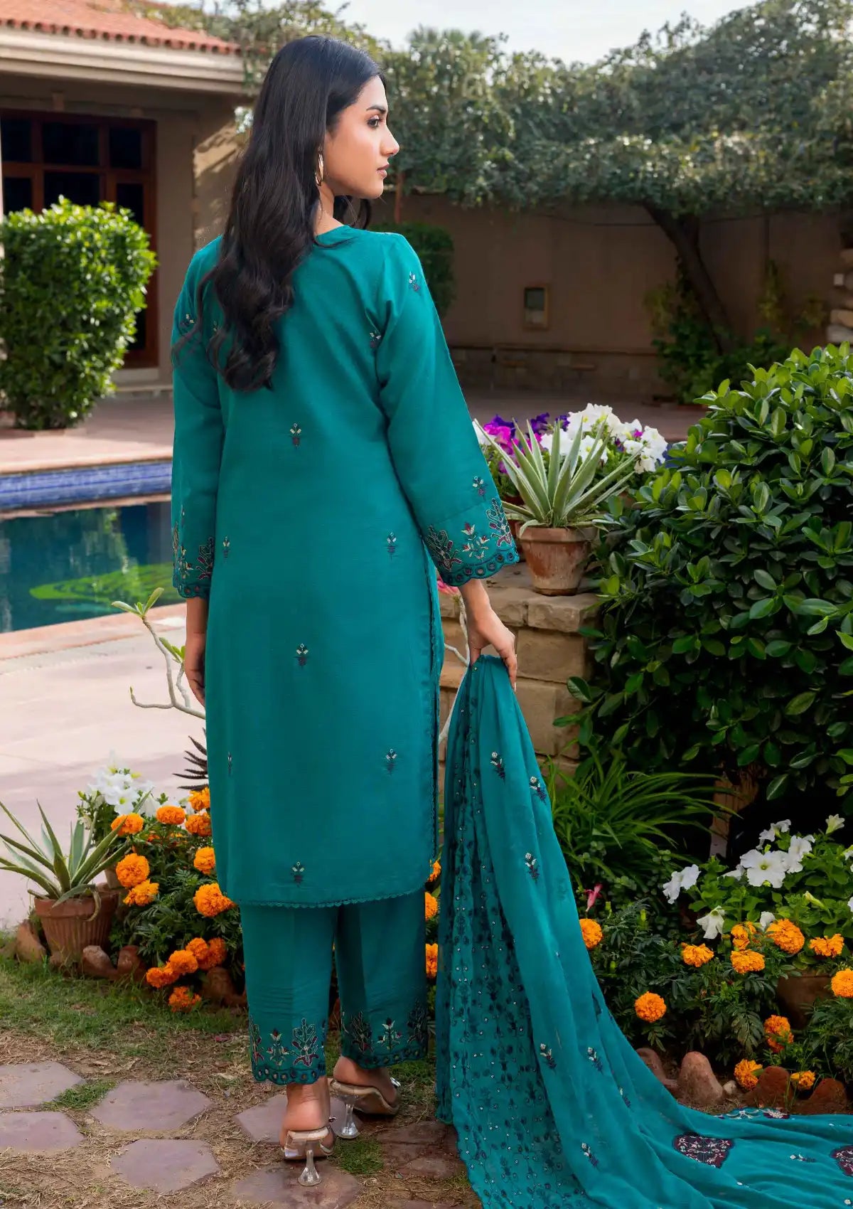 Rang-e-Bahar By MTF Emb Lawn'24 D-04 - Mohsin Saeed Fabrics