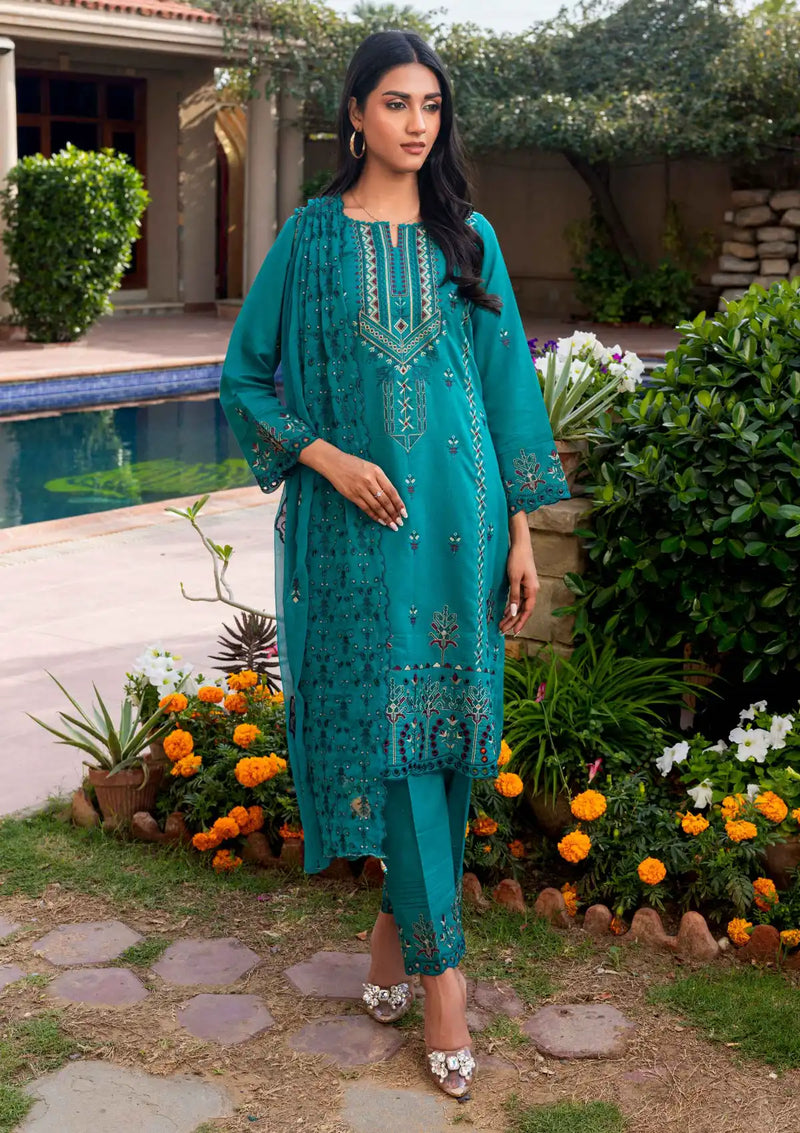 Rang-e-Bahar By MTF Emb Lawn'24 D-04 - Mohsin Saeed Fabrics