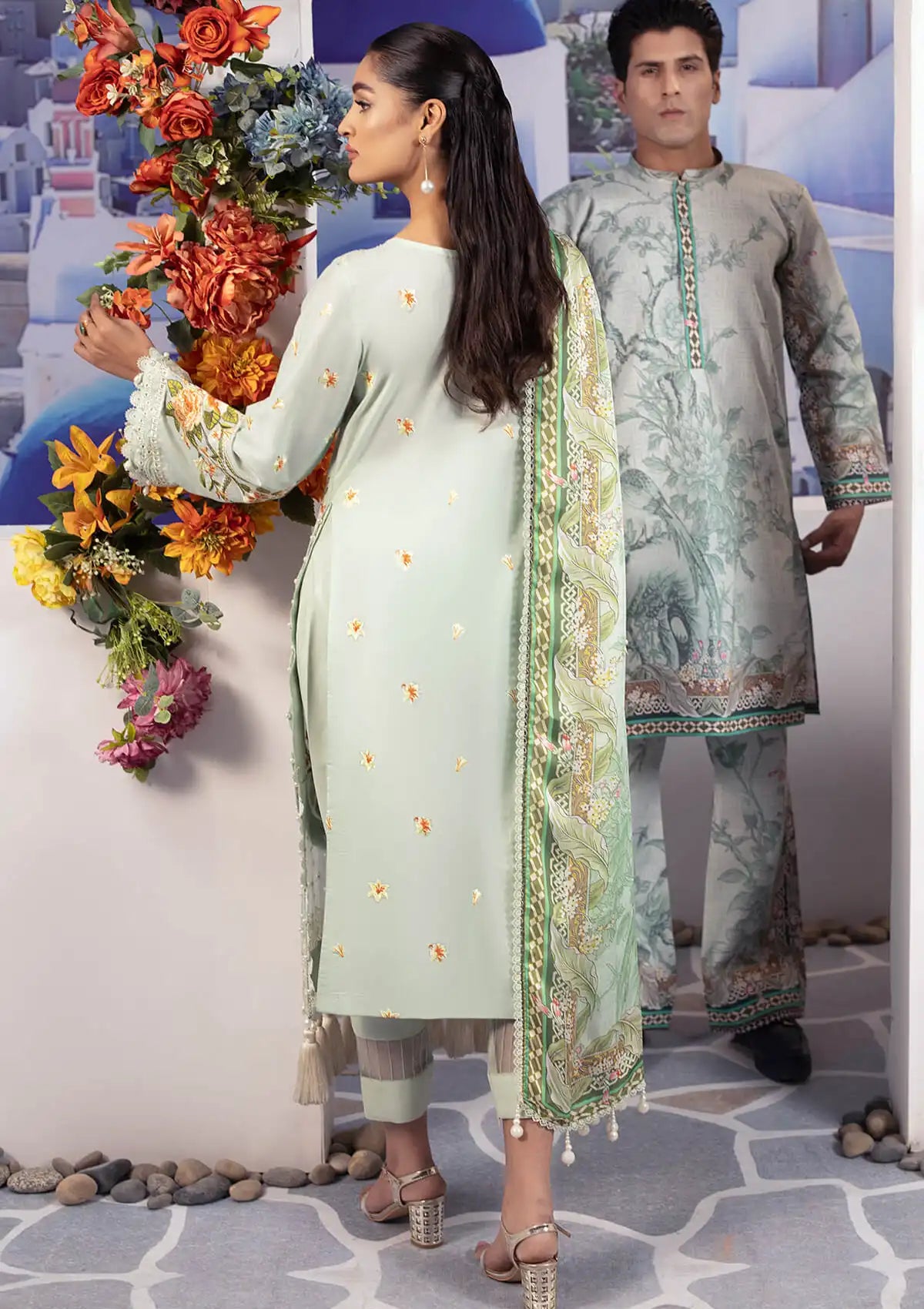 Raeesa Dahlia Summer'24 Vol-01 DD-07 - Mohsin Saeed Fabrics