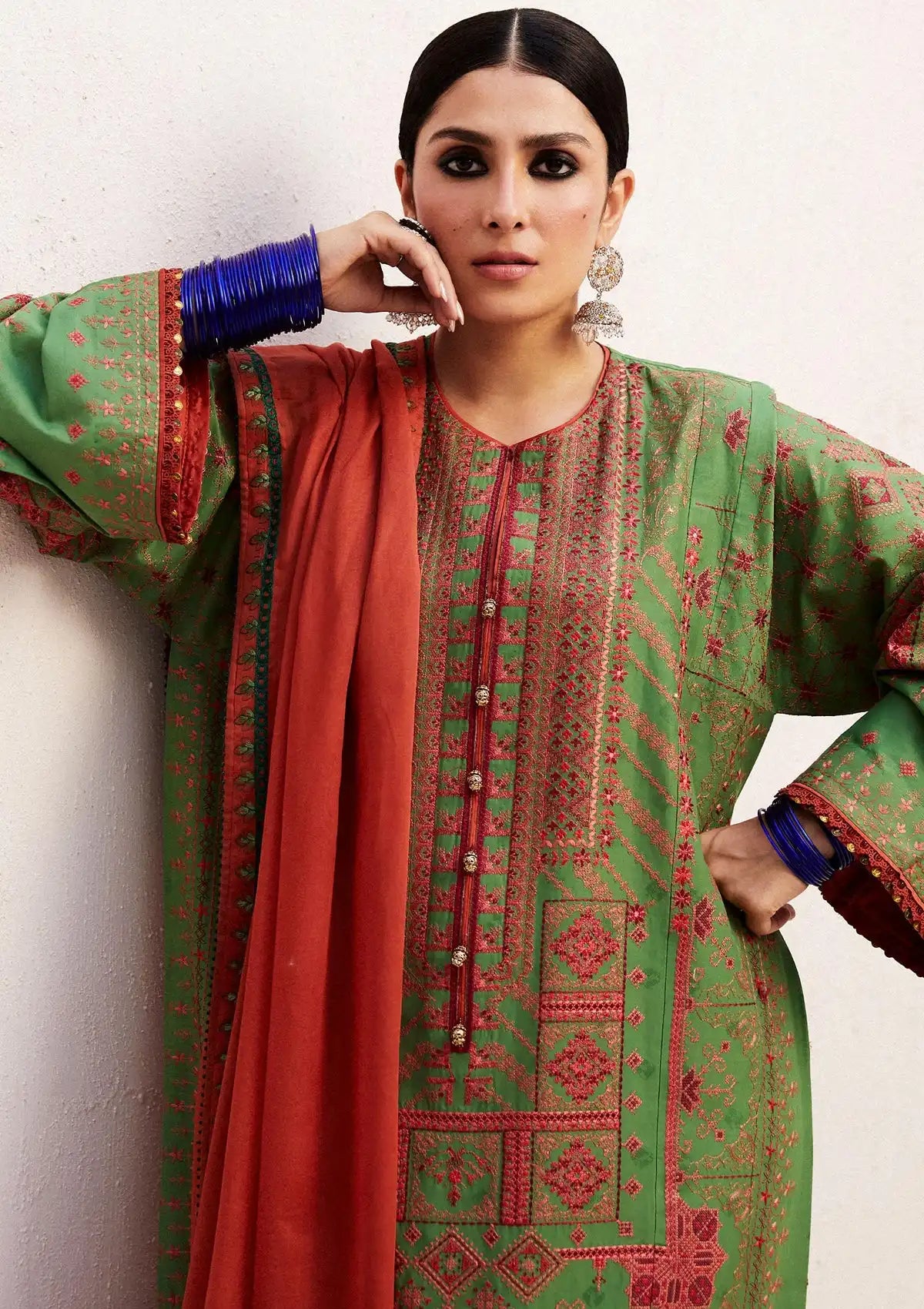 Zara Shahjahan S/S Lawn'24 D-02B-DIYA - Mohsin Saeed Fabrics