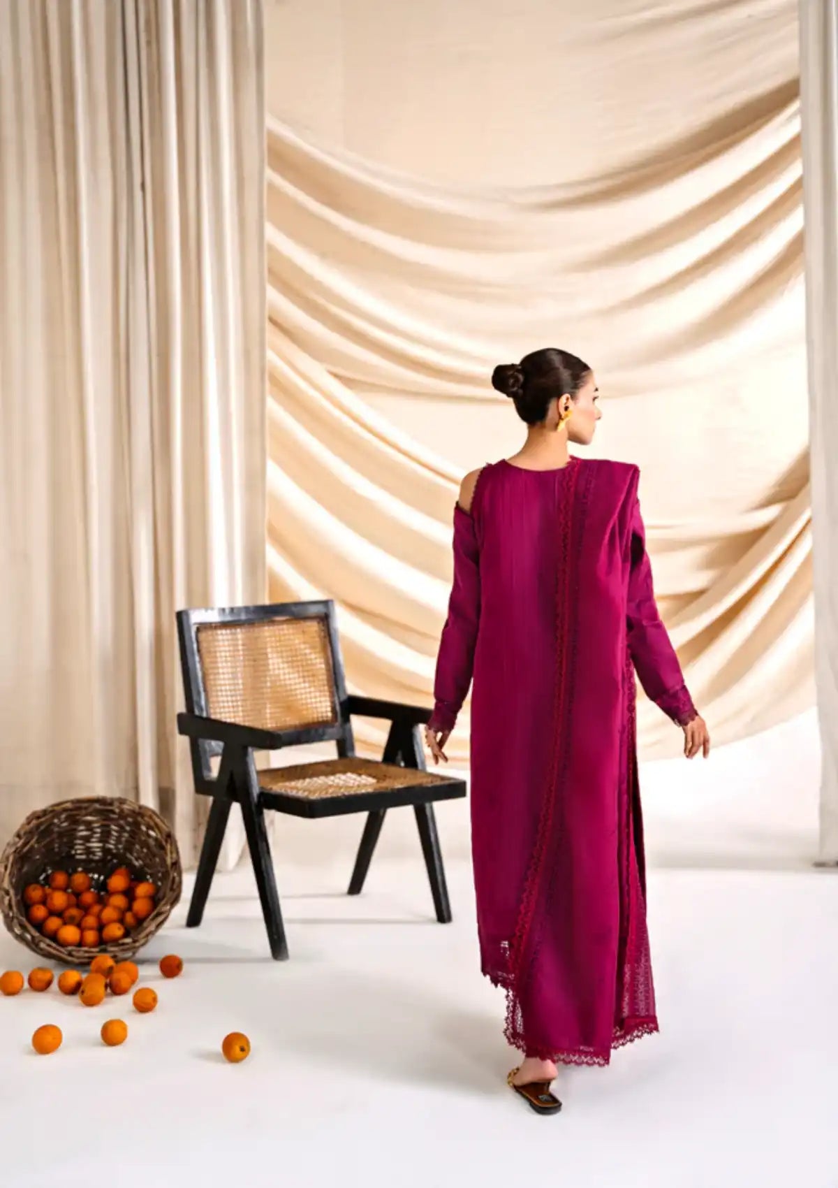 Florent Festive Lawn'24 FL-6B - Mohsin Saeed Fabrics
