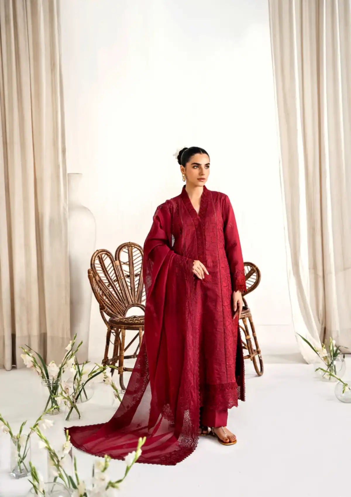 Florent Festive Lawn'24 FL-5 - Mohsin Saeed Fabrics